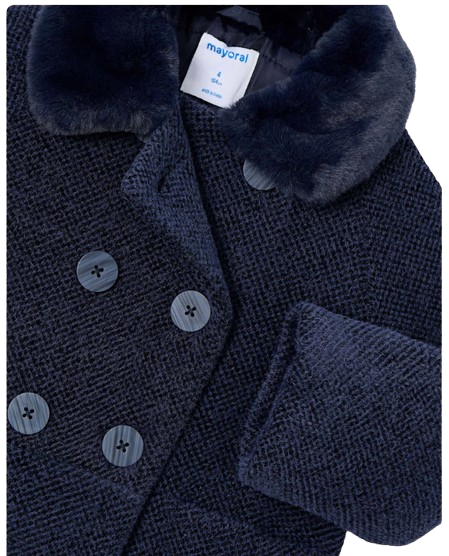 4438N - Girl Faux Fur Coat (Mayoral)