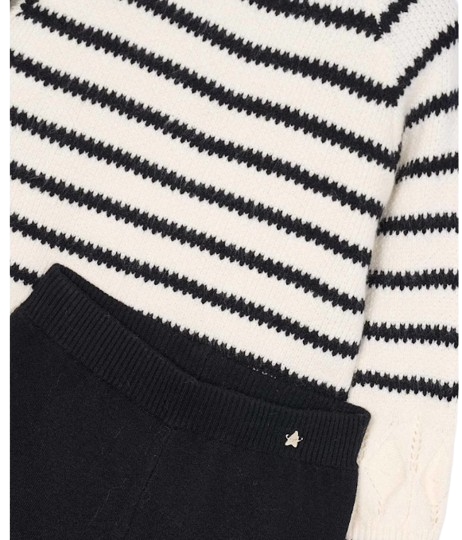 4582 - Girl Striped Sweater and Pants Set (Mayoral)