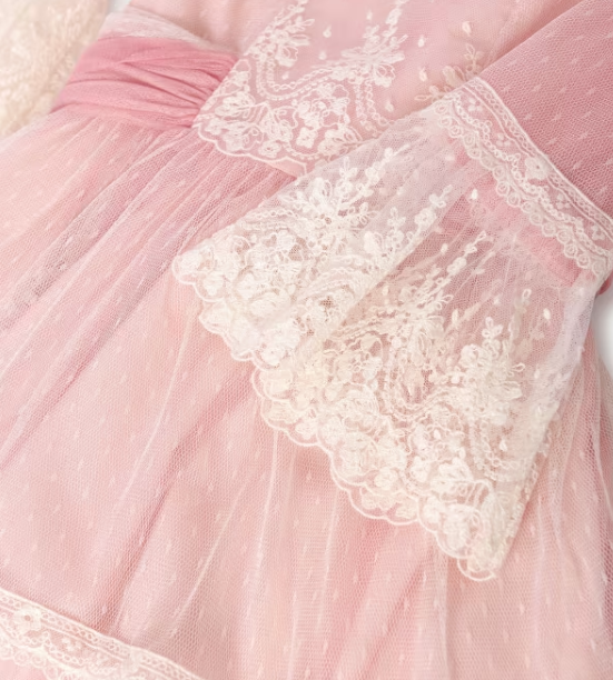 5046 - Abel And Luna Plumeti Tulle Dress