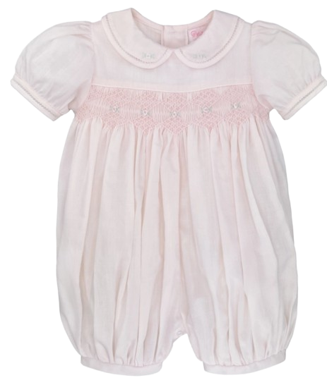 520PK - French Bubble with Diamond Smocking