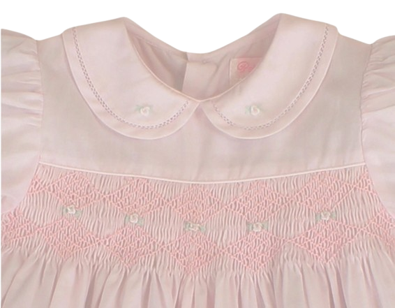 520PK - Burbuja francesa con fruncido de diamantes