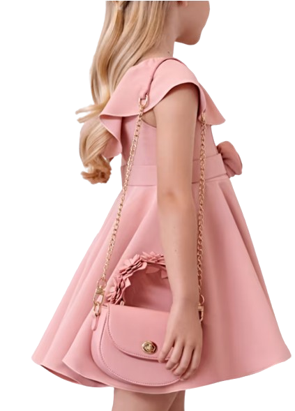 5435 - Abel & Luna Girl Flower Handle Bag