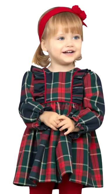 5512 - Abel And Luna Tartan Dress Cadiz Boutique, Inc.