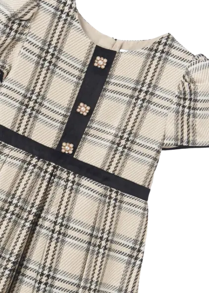 5512 - Abel And Luna Embossed Plaid Dress Cadiz Boutique, Inc.