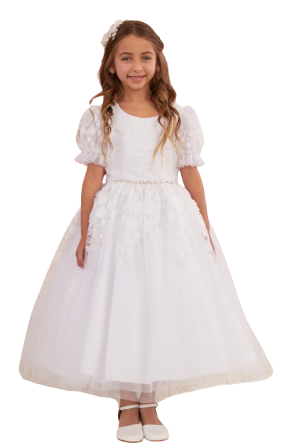 TT5861 - Tip Top Puff sleeve with Key Hole Back