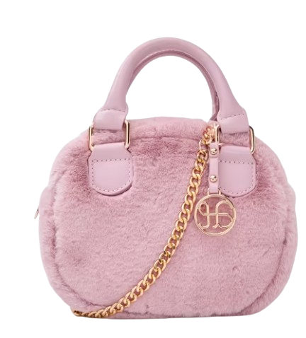 5937 - Girls Faux Shearling Bag