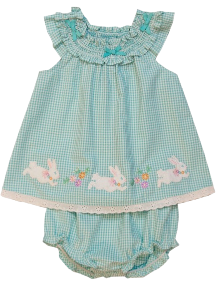 8283S7 - Turquoise Sleeveless Easter Dress