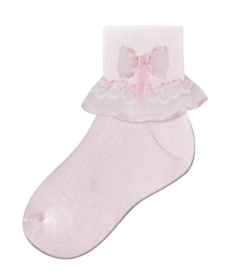 9027 - Tobillera con ribete de encaje