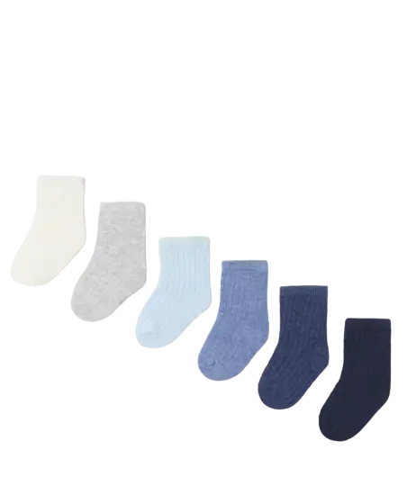 9655 Mayoral - 6-Pack Socks Organic Cotton Cadiz Boutique, Inc.