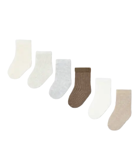 9655 Mayoral - 6-Pack Socks Organic Cotton Cadiz Boutique, Inc.