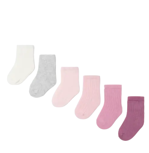 9655 Mayoral - 6-Pack Socks Organic Cotton Cadiz Boutique, Inc.