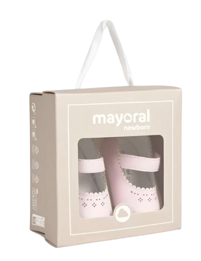 9092P - Newborn Girl Mary Janes (Mayoral)