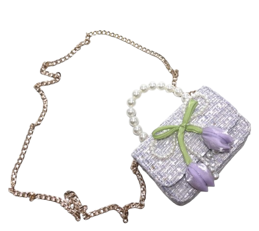 B1368 - Lily & Bow Tweed Purse
