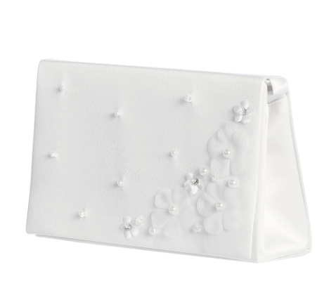 TTB30 - Communion Purse With 3 Flowers