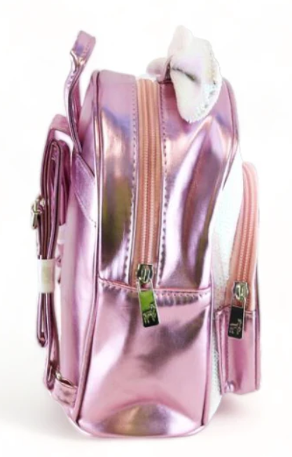 B592 - Bowtie Sequin Backpack - Pink