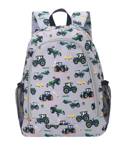 BA0085 M Green Tractors Boys Backpacks