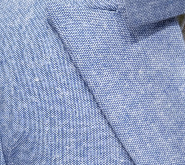BK7008B - Light Blue Linen Suit for boys 3pieceb