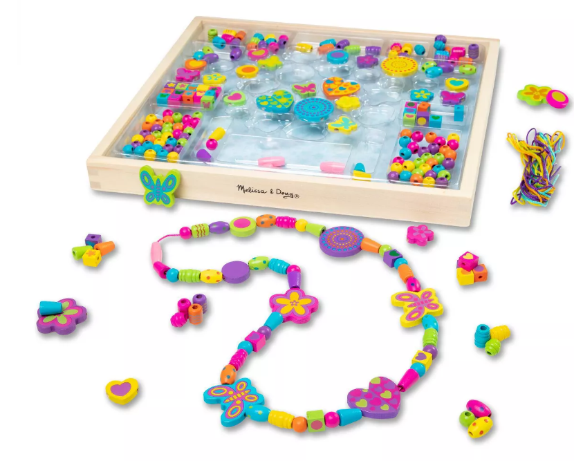 4169 - Melissa & Doug Bead Bouquet Deluxe Wooden Bead Set