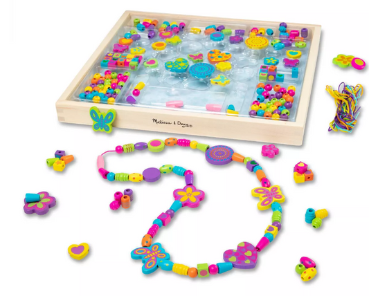 4169 - Melissa & Doug Bead Bouquet Deluxe Wooden Bead Set