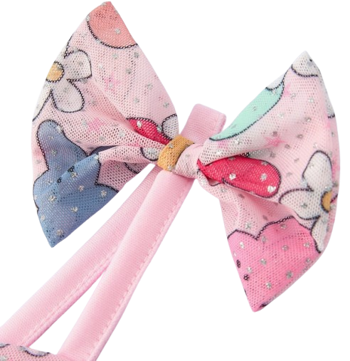 DRG60242 - Easter Bunny Print Girl Tulle Dress