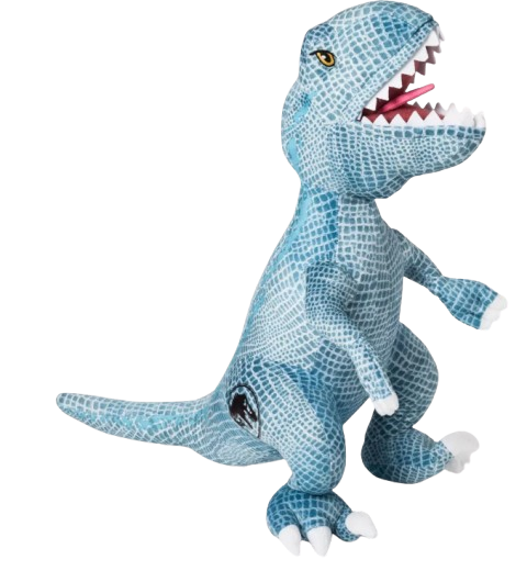 PC057D - Jurassic World T-Rex Kids' Throw Pillow Blue