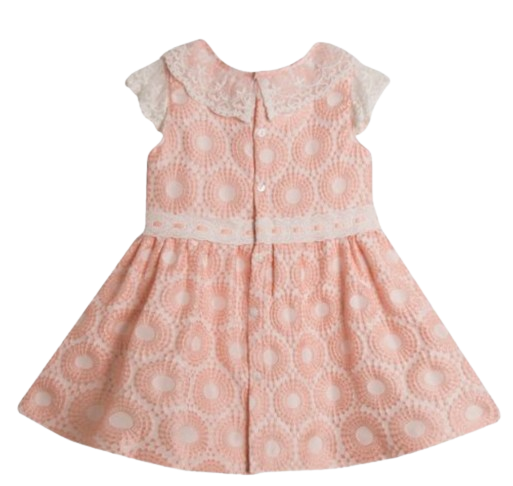 JGV90853 - Lace Neck Girl's Party Dress