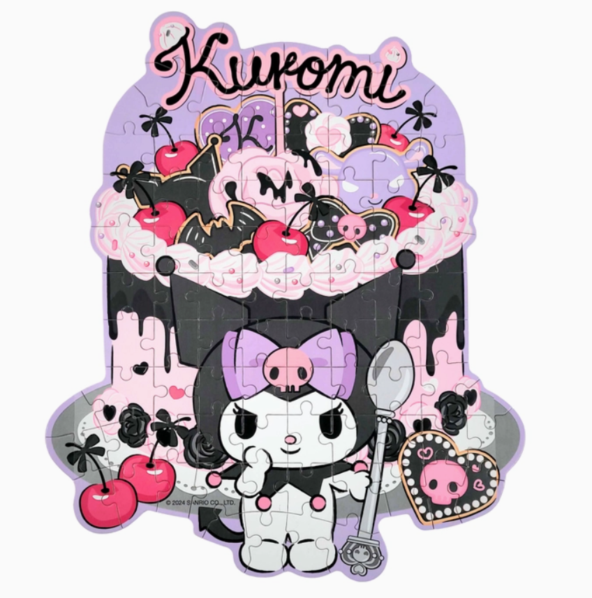 JPZ109 - Hello Kitty® Jigsaw Puzzle: Kuromi Cherries and Cookies