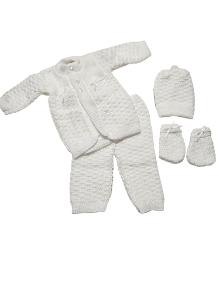 KNS25W - Knit Set White