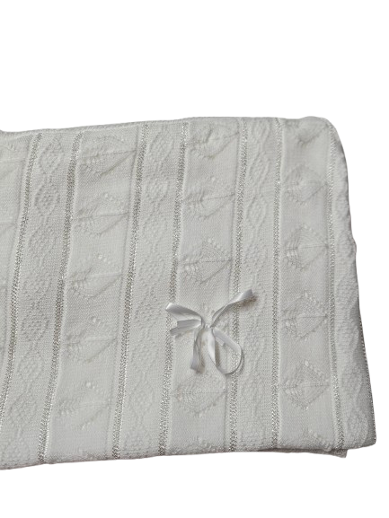 KNTBK45 - Knit Blanket (White)