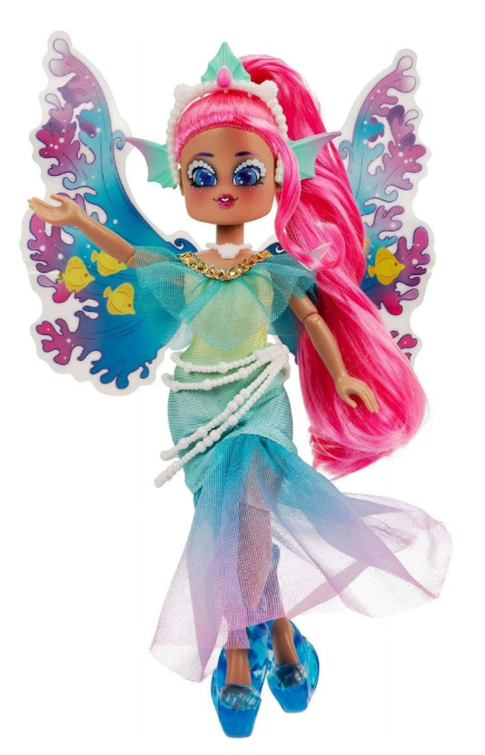 RYHO - Royale High 9” Fashion Doll - Mermia The Water Fairy, Wave 1, Series 1 - Fairy Journal, Comb, and Virtual Item Code Included