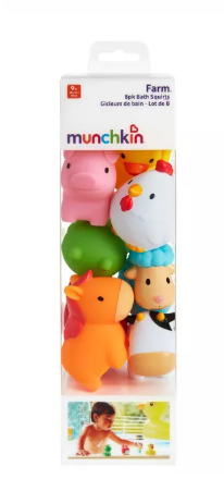 04-0366 - Munchkin Farm Squirts Bath Toy 8pk
