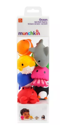 04-5400 - Munchkin Ocean Squirts Bath Toy 8pk