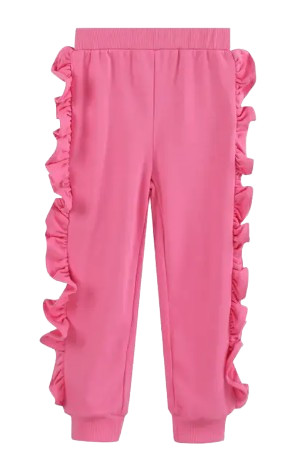 40030 - Ruffle Sweatshirt with Jogger Pant Set