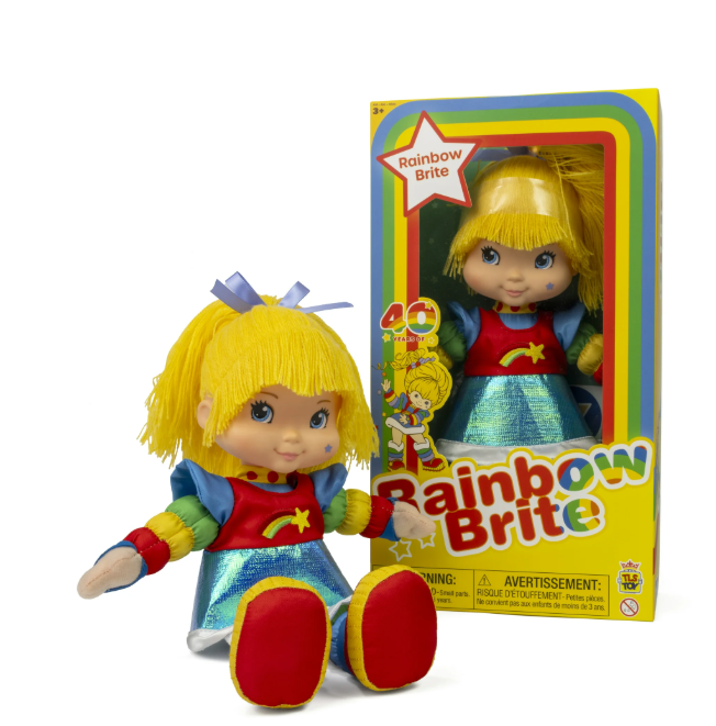 77291 - Rainbow Brite 12" Threaded Hair Plush Doll, Children Ages 3+