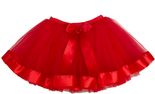 TT112R - Red Tutu with Ribbon