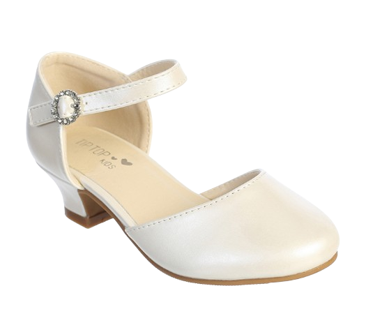 TTS150 - Zapato mate con hebilla de diamantes de imitación