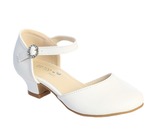 TTS150 - Zapato mate con hebilla de diamantes de imitación