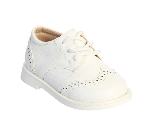 TTS163W - Matte PU Leather Wing Tip Shoes