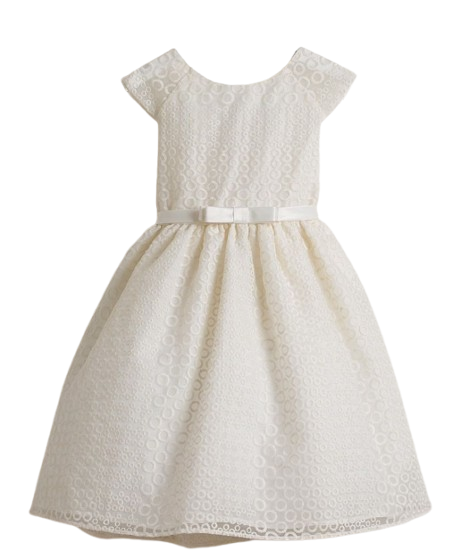 SK555I - Circle Embroidery Dress