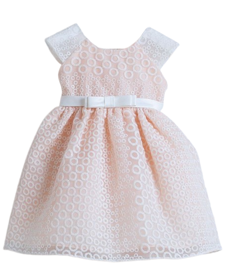 SK555P - Circle Embroidery Dress