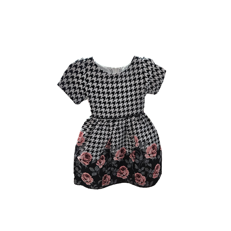 SK607 - Pattern And Floral Dress