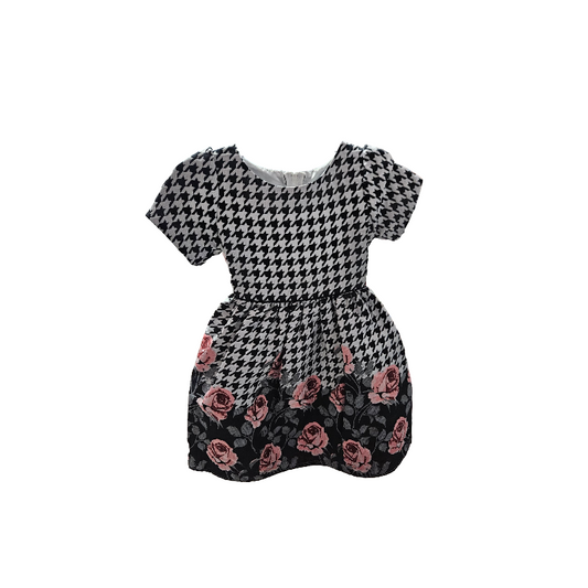 SK607 - Pattern And Floral Dress