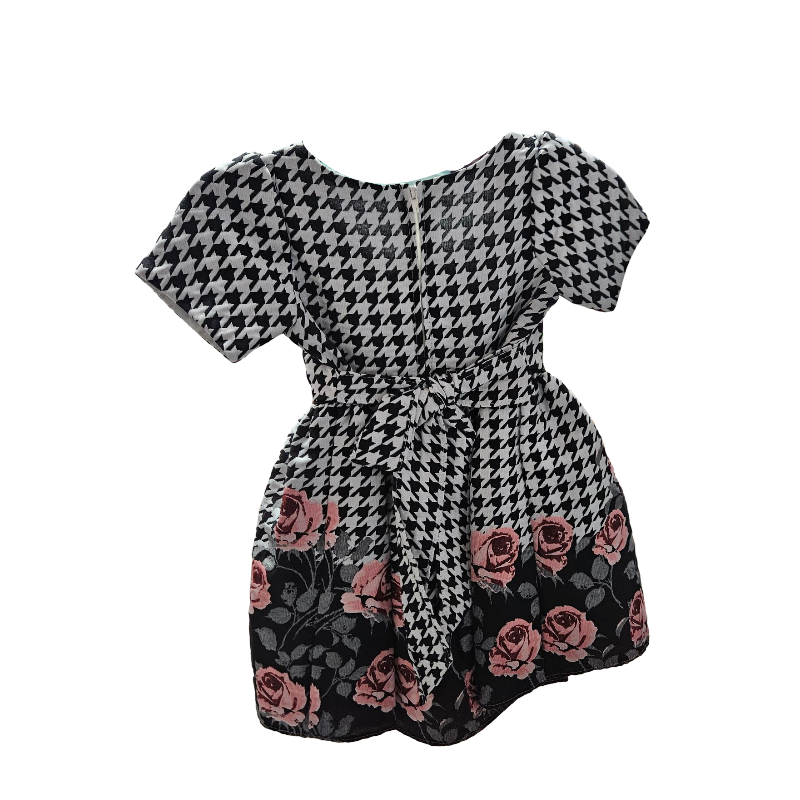 SK607 - Pattern And Floral Dress