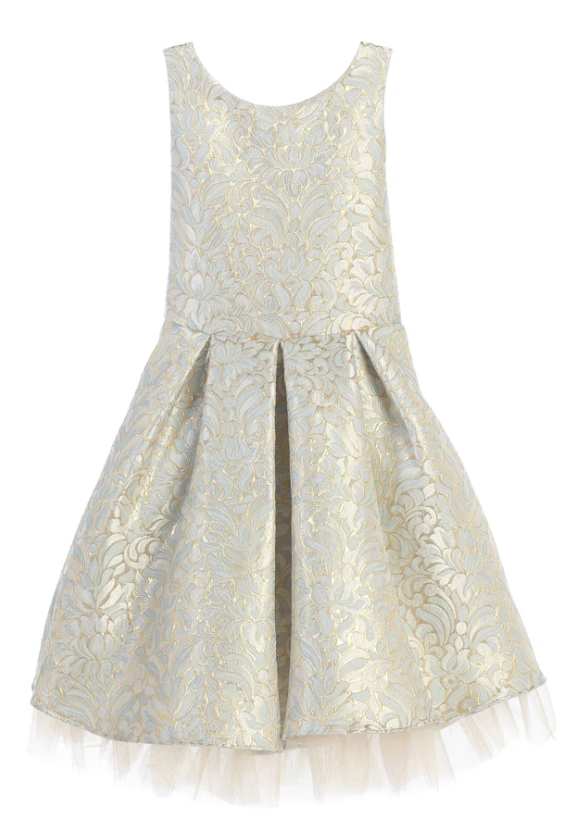 SK670 -Jacquard Ornate Dress