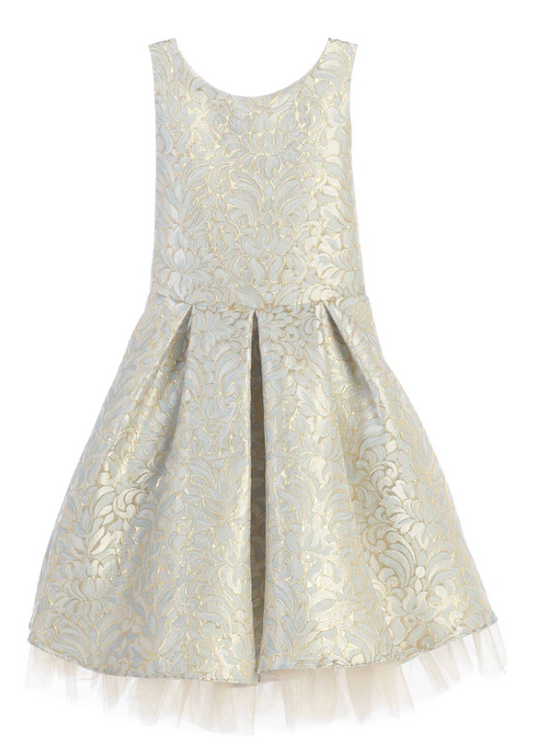 SK670 -Jacquard Ornate Dress