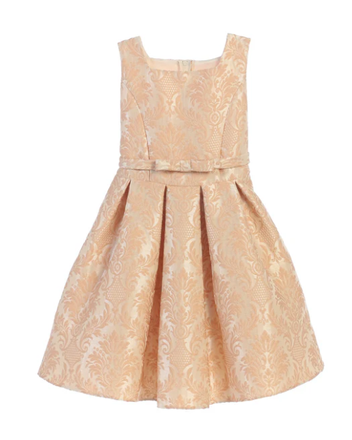 SK701 - Vintage Baroque Jacquard w/ Square Neck