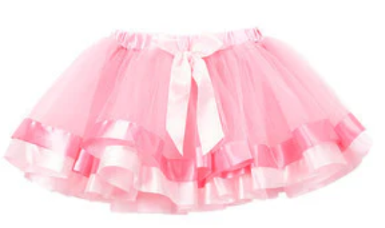 TT110P - Pink & Hot Pink Wide Ribbon Tutu