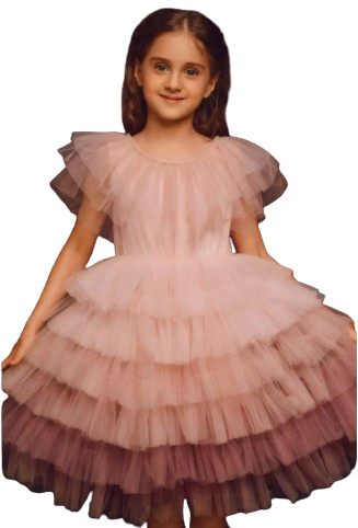 GRTF - Gradient Tiered Tulle Fairy Princess Dress