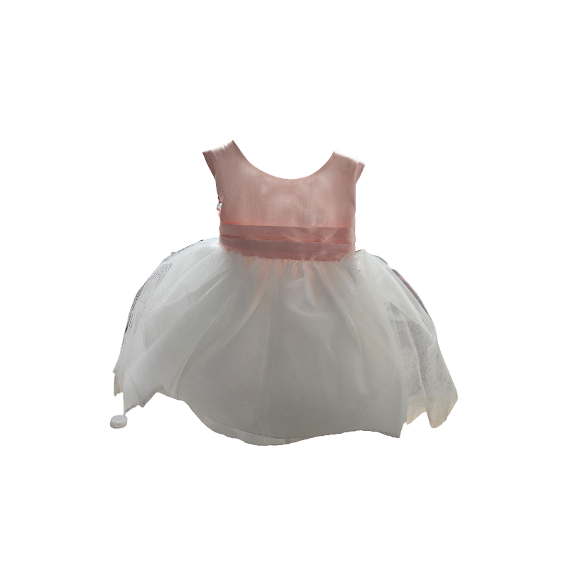 SKB349 - White And Pink Dress