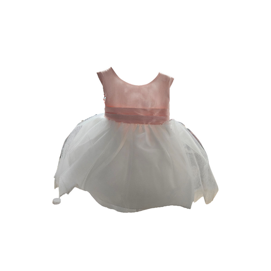 SKB349 - White And Pink Dress